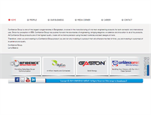 Tablet Screenshot of confidencegroup.com.bd